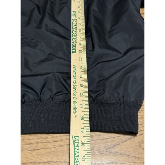 Polo Ralph Lauren Windbreaker Mens XL Black Golf Crest Pullover Lined Zip VTG - Picture 7 of 14